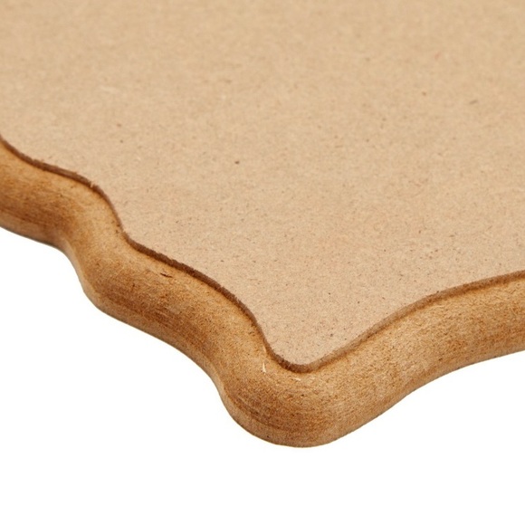 8 Mini Wood Unfinished Plaque Signs of Assorted Unique Shapes - Picture 2 of 5